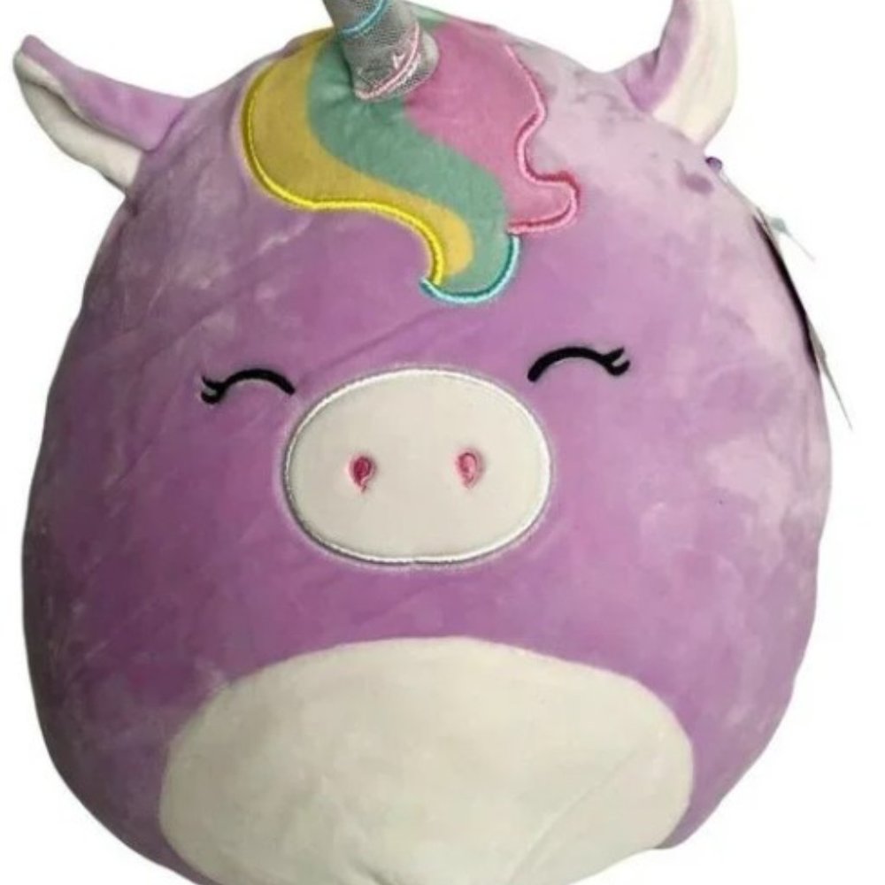 Squishmallow Silvia 10" Unicorn Stuffed Animal Soft Plush Doll Kellytoy 2021